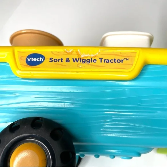 VTech Sort & Wiggle Tractor Interactive Toy - Picture 12 of 13